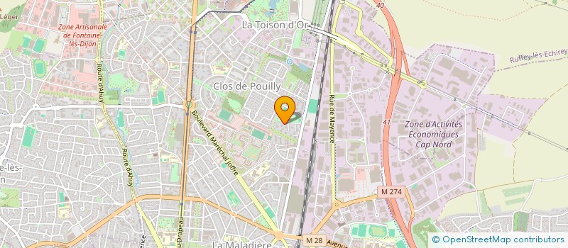 localisation de l'entreprise SYLUD à DIJON