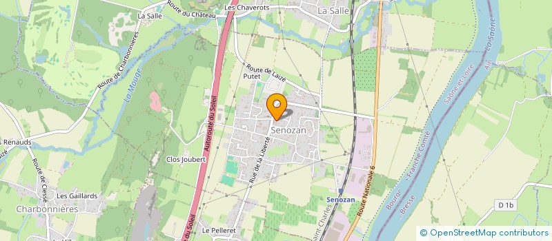 localisation de l'entreprise SYLUNE  SENOZAN