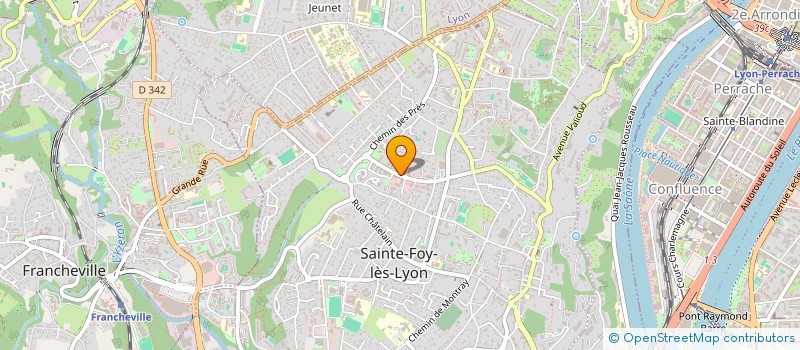 localisation de l'entreprise SYLUS  SAINTE-FOY-LES-LYON