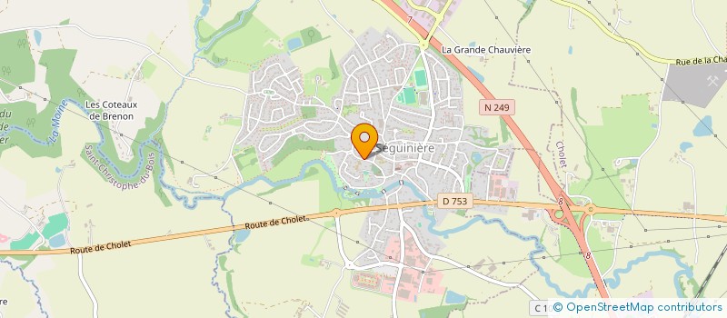 localisation de l'entreprise SYLV'ACCOUSTIK  LA SEGUINIERE