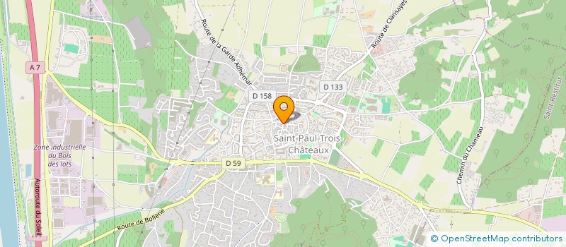 localisation de l'entreprise SYLVA  SAINT-PAUL-TROIS-CHATEAUX