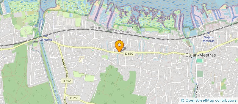 localisation de l'entreprise SYLVA  GUJAN-MESTRAS