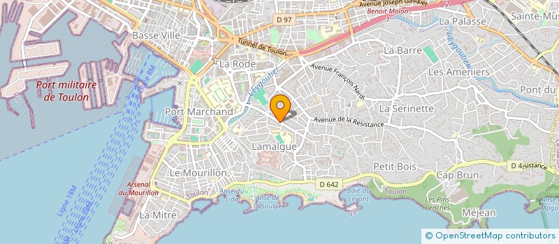 localisation de l'entreprise SYLVABELLE  TOULON