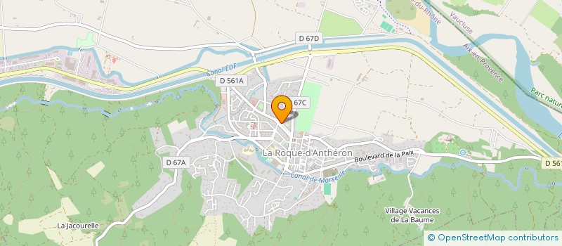 localisation de l'entreprise SYLVACANE CONSTRUCTION  LA ROQUE D'ANTHERON