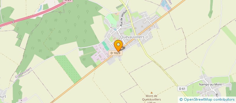 localisation de l'entreprise SYLVAGRI-PICARDIE à QUEVAUVILLERS