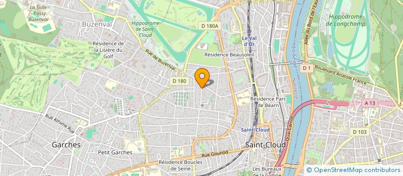 localisation de l'entreprise SYLVAIN à SAINT-CLOUD