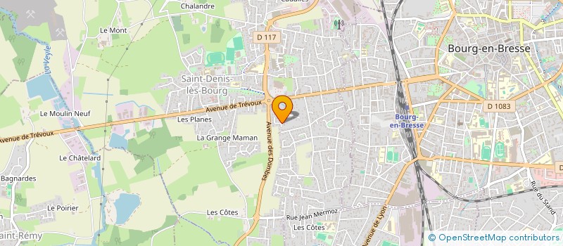 localisation de l'entreprise SYLVAIN BARTOLOMEU à SAINT-DENIS-LES-BOURG