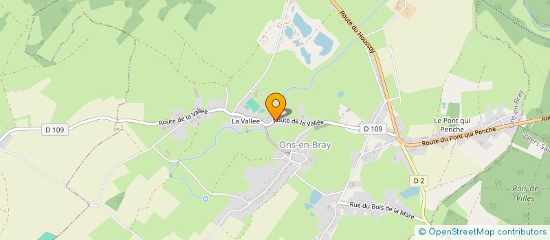 localisation de l'entreprise SYLVAIN BATIMENT  ONS-EN-BRAY