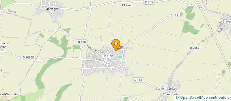 localisation de l'entreprise SYLVAIN BIGOT ARCHETIER  THAIRE