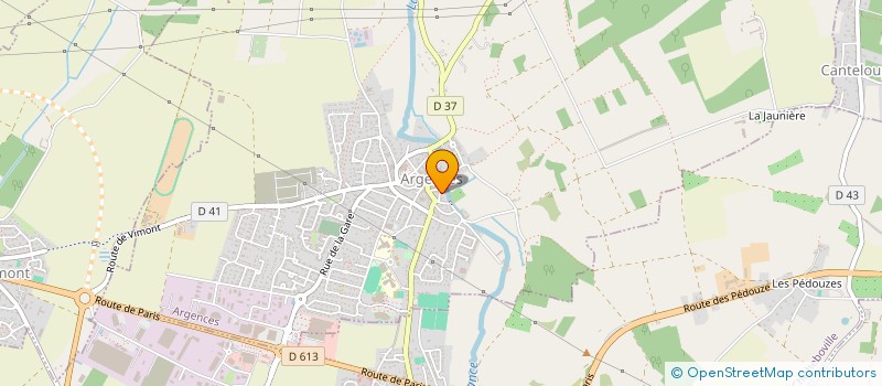 localisation de l'entreprise SYLVAIN BONNET ELECTRICITE  ARGENCES