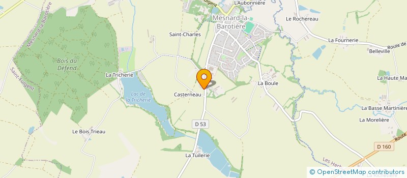 localisation de l'entreprise SYLVAIN BOUSSEAU  MESNARD-LA-BAROTIERE