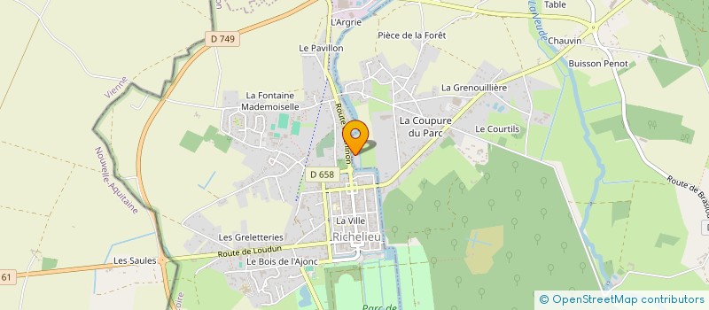 localisation de l'entreprise SYLVAIN BULOT MARQUETERIE D'ART à CHAMPIGNY-SUR-VEUDE