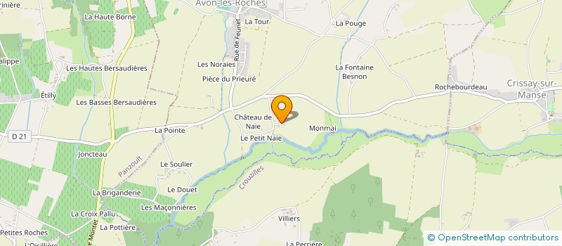 localisation de l'entreprise SYLVAIN CHAMPIGNY  AVON-LES-ROCHES