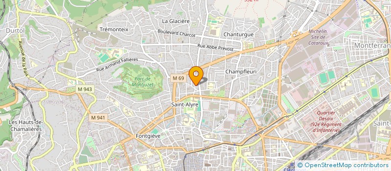 localisation de l'entreprise SYLVAIN CLAUDE CONSEIL  CLERMONT-FERRAND