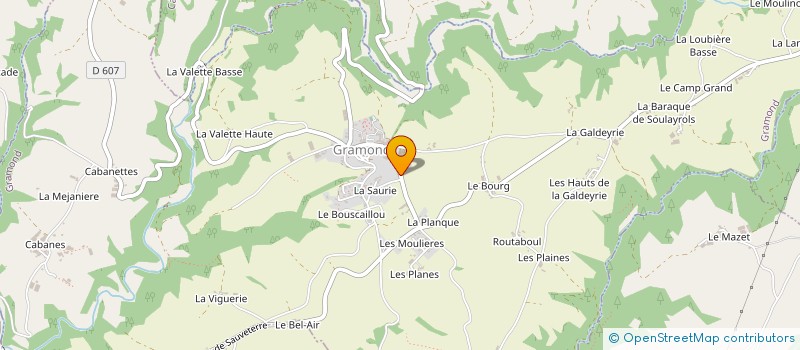 localisation de l'entreprise SYLVAIN COLINET  GRAMOND