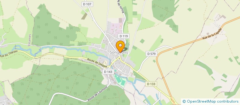 localisation de l'entreprise SYLVAIN IMMOBILIER GESTION  SONGEONS