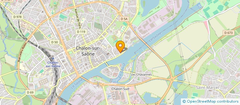 localisation de l'entreprise SYLVAIN MANDRILLON à CHALON-SUR-SAONE