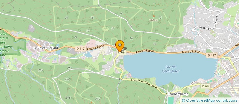 localisation de l'entreprise SYLVAIN PHILIPPE CONSEIL & ASSISTANCE  GERARDMER