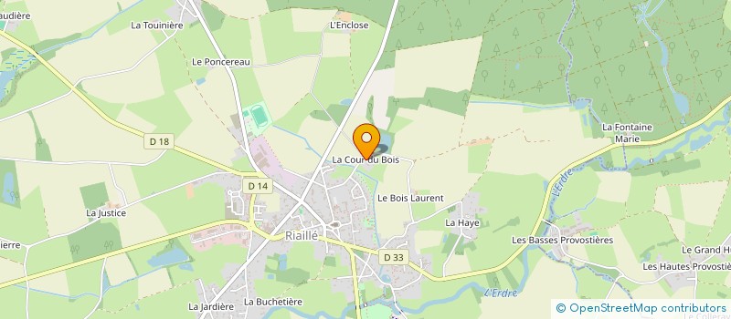 localisation de l'entreprise SYLVAIN POISSEL à RIAILLE