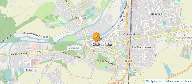 localisation de l'entreprise SYLVAIN POLYVALENT à CHATEAUDUN
