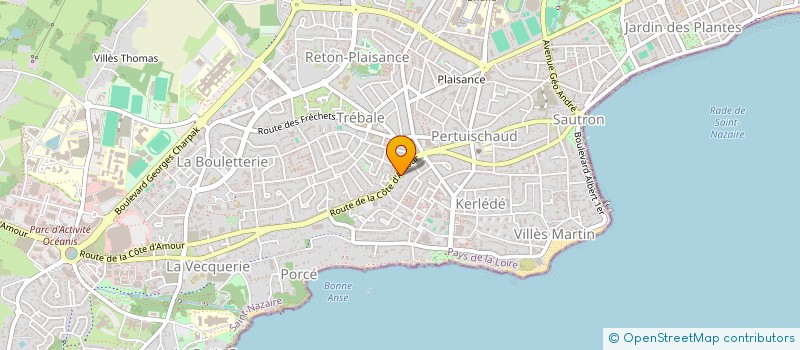 localisation de l'entreprise SYLVAIN POUZET & MATHILDE MONIER  SAINT-NAZAIRE