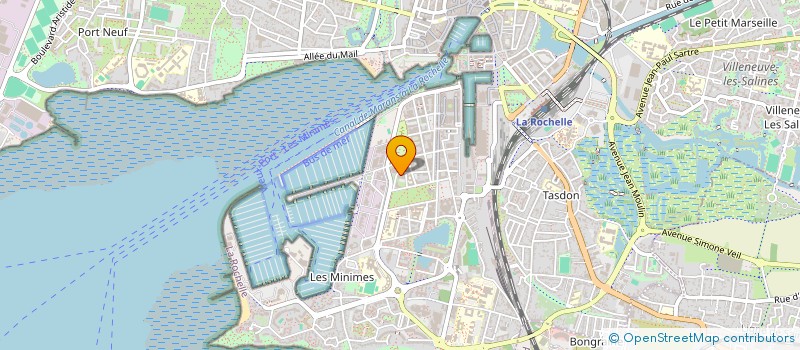 localisation de l'entreprise SYLVAIN PUICHAUD ET CAROLE APPARAILLY  LA ROCHELLE