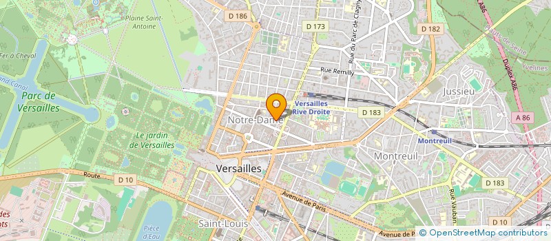 localisation de l'entreprise SYLVAIN ROCHAS à VERSAILLES