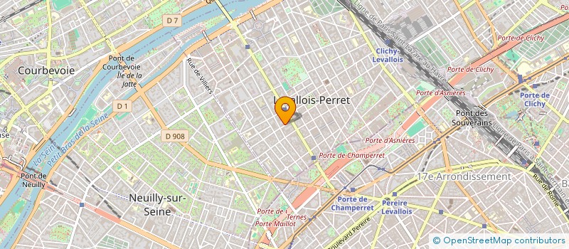 localisation de l'entreprise SYLVAINE SABOT à LEVALLOIS-PERRET