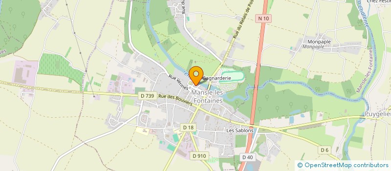 localisation de l'entreprise SYLVALINE 2022  MANSLE-LES-FONTAINES