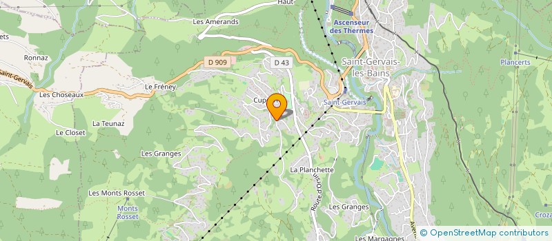 localisation de l'entreprise SYLVALO  SAINT-GERVAIS-LES-BAINS