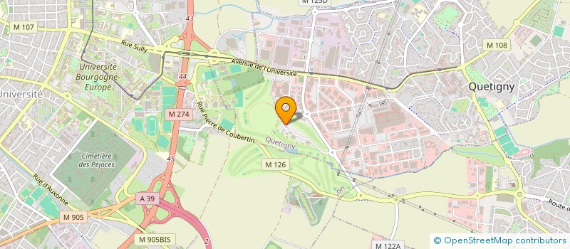 localisation de l'entreprise SYLVAMAX  QUETIGNY