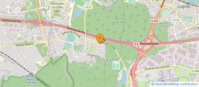 localisation de l'entreprise SYLVAMETAL à EMERAINVILLE