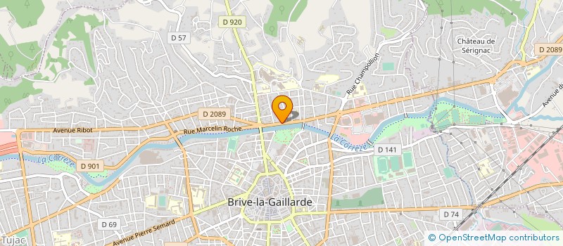 localisation de l'entreprise SYLVAMO FORET SERVICES SAS à BRIVE-LA-GAILLARDE