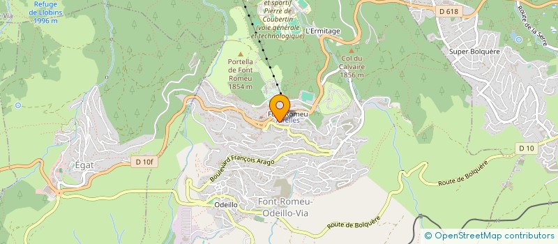 localisation de l'entreprise SYLVAMOB  FONT-ROMEU-ODEILLO-VIA