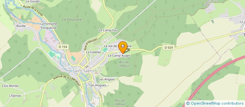 localisation de l'entreprise SYLVAMORI  SAINT-SAENS