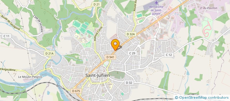 localisation de l'entreprise SYLVAN à SAINT-JUNIEN