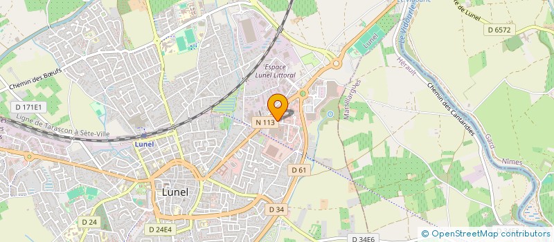localisation de l'entreprise SYLVANA S.B à LUNEL