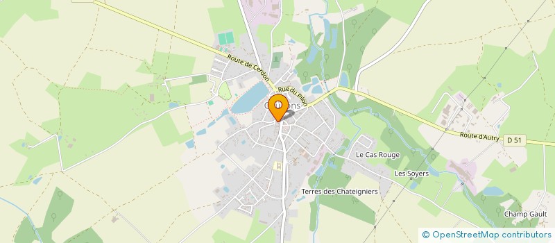 localisation de l'entreprise SYLVANAS CHEER ATHLETICS à COULLONS