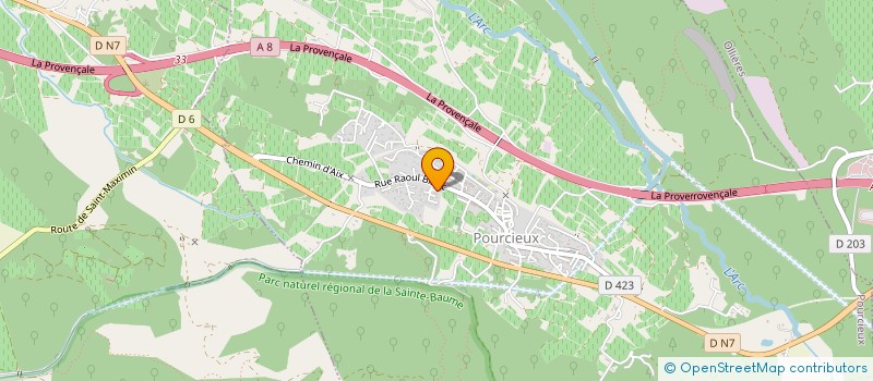 localisation de l'entreprise SYLVANCE  POURCIEUX