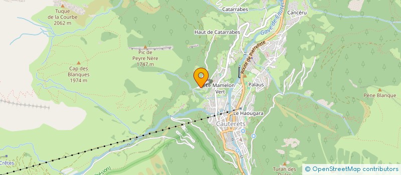 localisation de l'entreprise SYLVANUS  CAUTERETS
