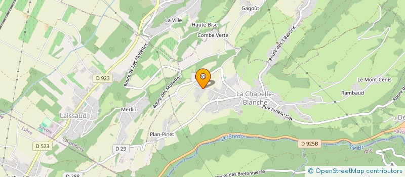 localisation de l'entreprise SYLVANUS DEVELOPPEMENT  LA CHAPELLE BLANCHE