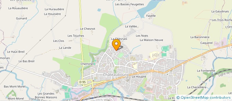 localisation de l'entreprise SYLVATICA à CHATEAUBOURG