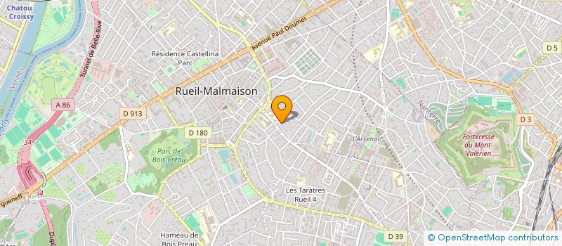 localisation de l'entreprise SYLVATICA à RUEIL-MALMAISON