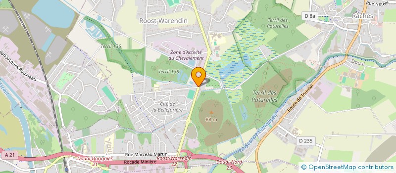 localisation de l'entreprise SYLVAUR  ROOST-WARENDIN