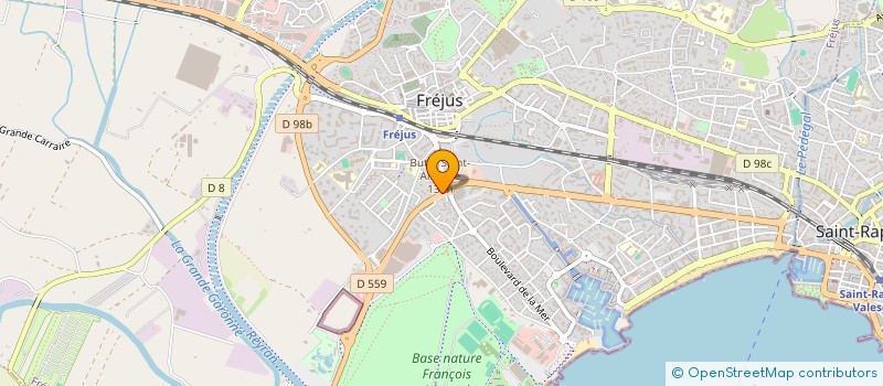 localisation de l'entreprise SYLVER à FREJUS