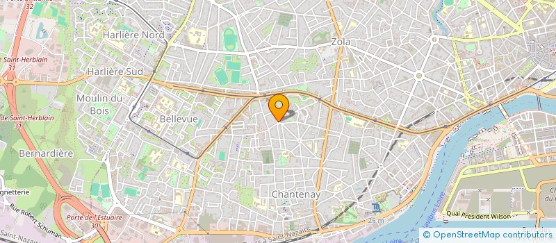 localisation de l'entreprise SYLVER à NANTES