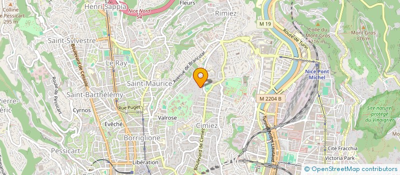 localisation de l'entreprise SYLVER à NICE