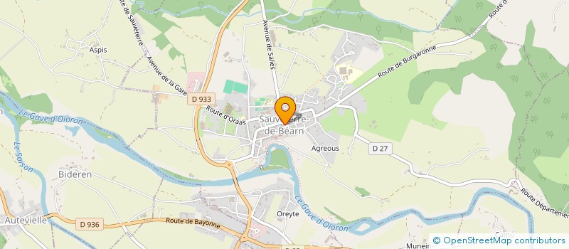 localisation de l'entreprise SYLVER BAIONA à SAUVETERRE DE BEARN
