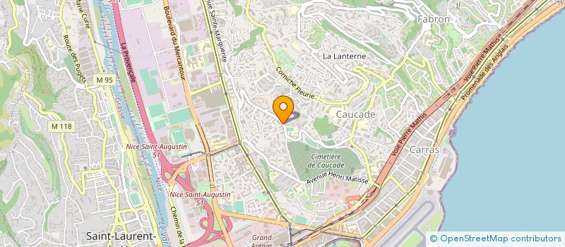 localisation de l'entreprise SYLVER DENTAL SOFT à NICE