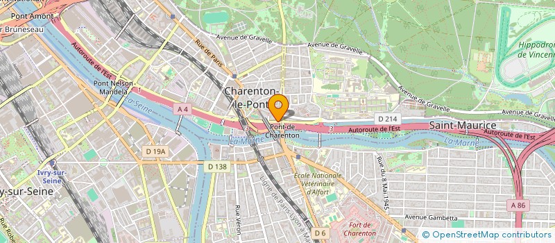 localisation de l'entreprise SYLVER VIDEO à CHARENTON-LE-PONT